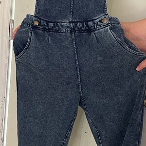 Z Supply Dark Denim Overalls